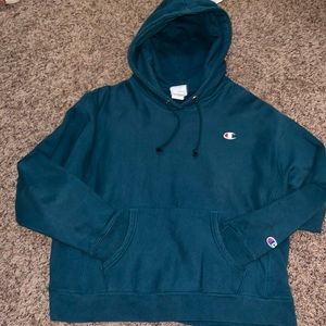 Champion hoodie teal